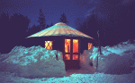Home base, warm yurt, Sunapee, NH
