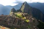"The Face" peering over Machu Picchu